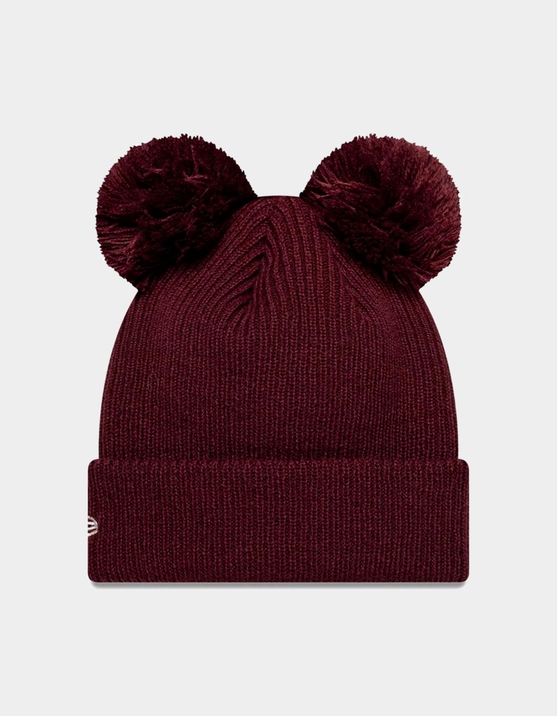 Gorro WMNS DOUBLE POM NEYYAN - Dark Red