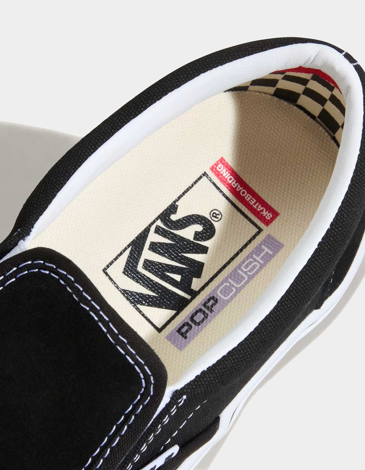Zapatillas VANS SKATE SLIP ON - Black/White