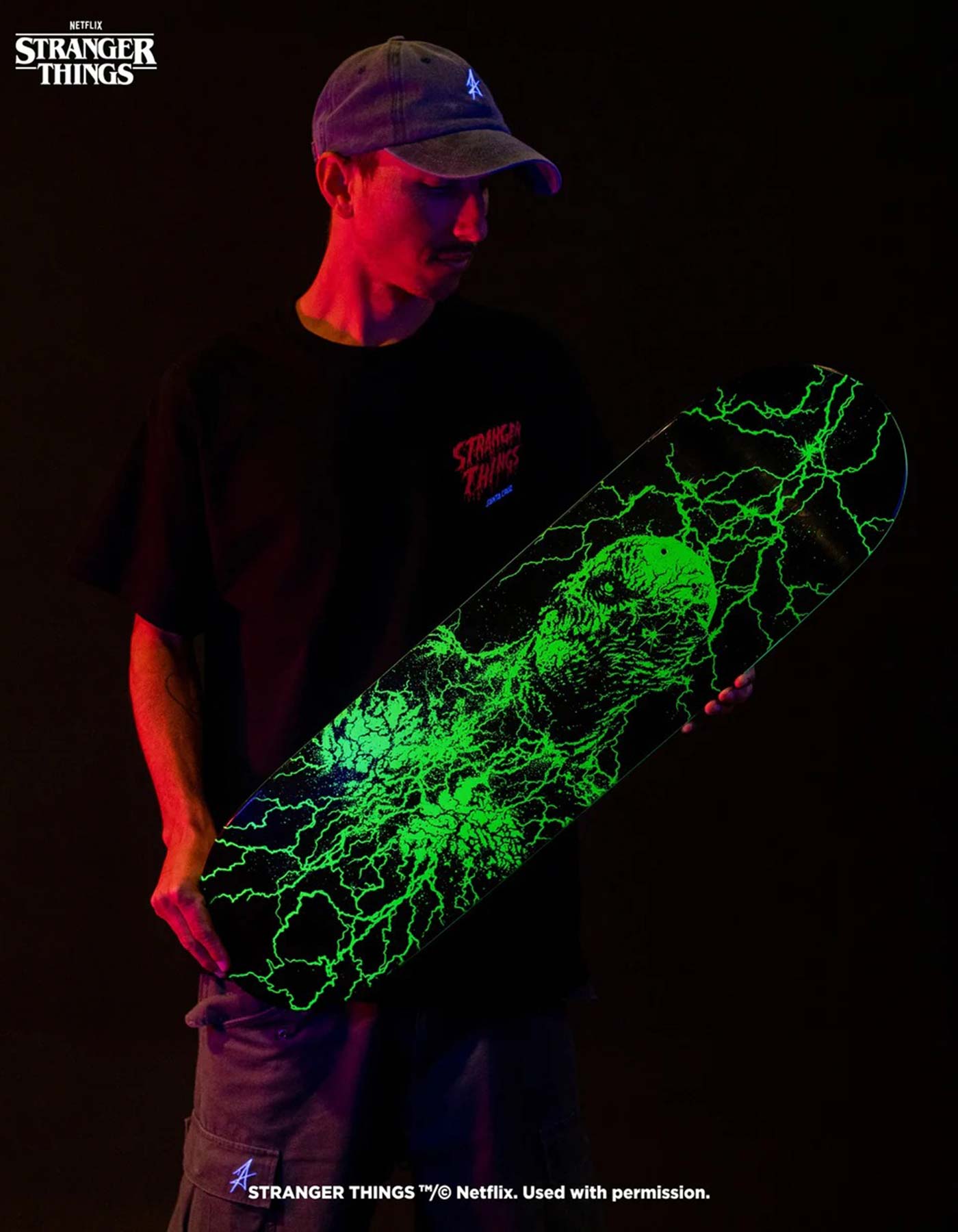 Tabla Skate SANTA CRUZ XSTRANGER THINGS VECNA 8.5'