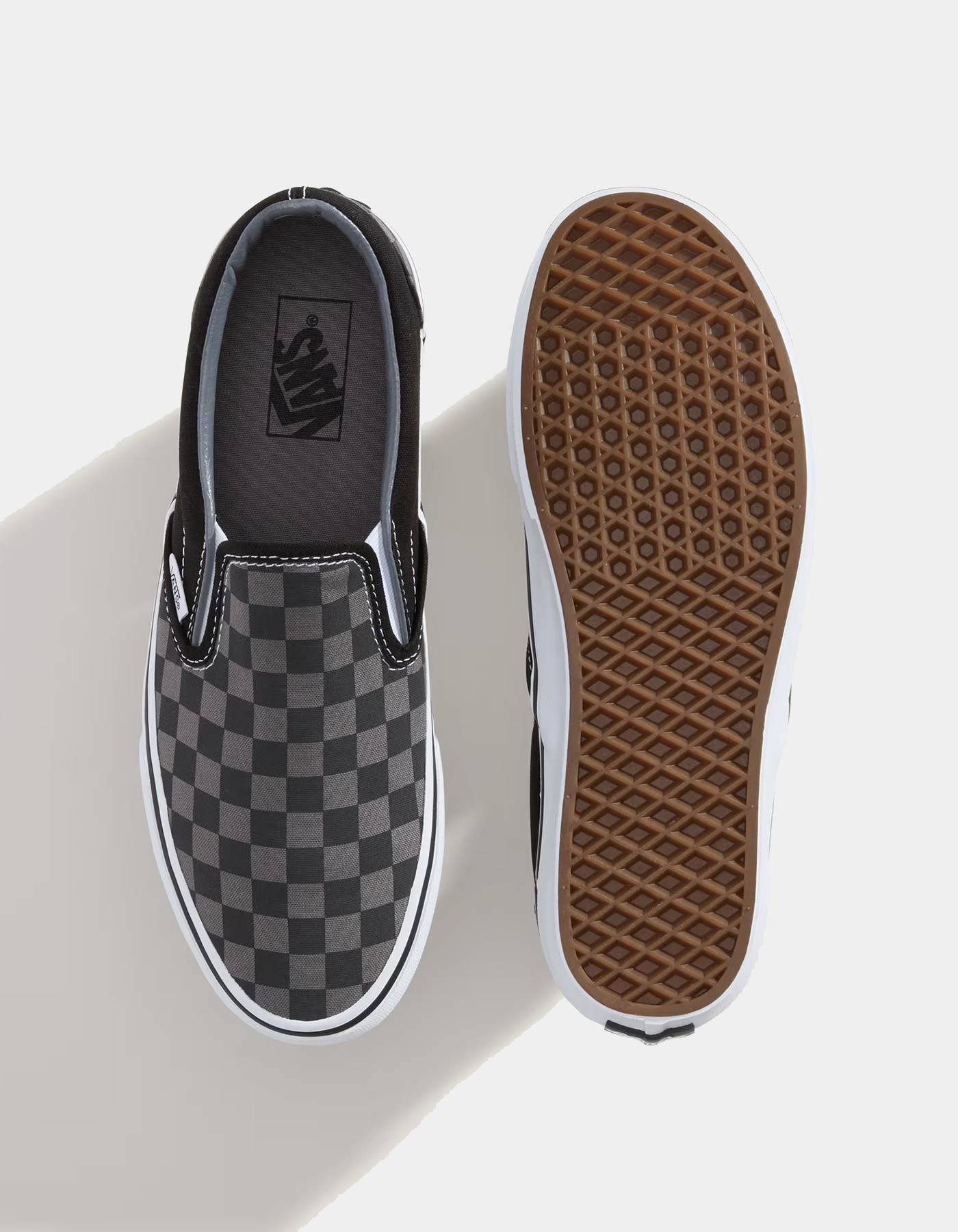 Zapatillas Vans CLASSIC SLIP ON - Black/Pewter Checkerb