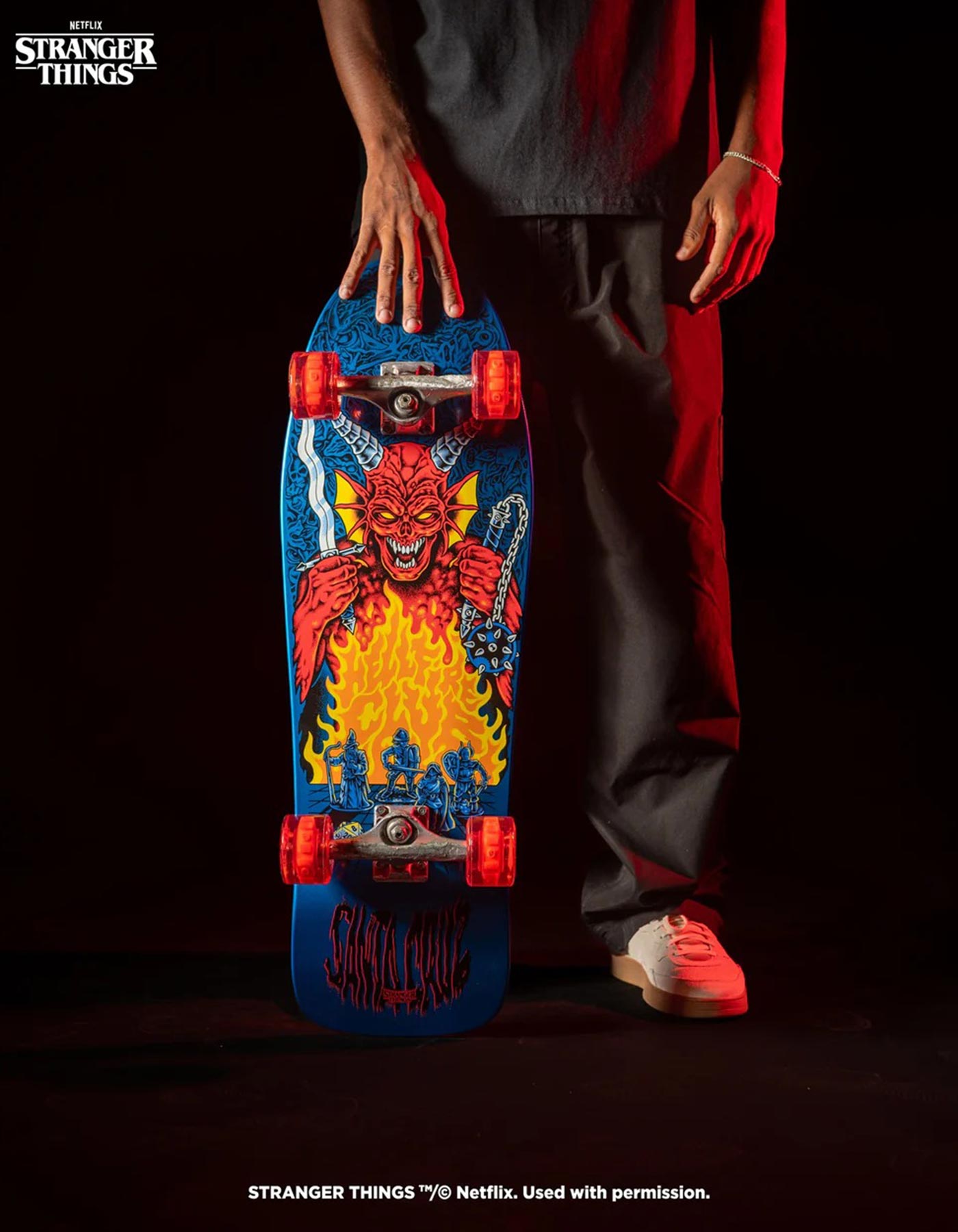 Tabla Skate SANTA CRUZ X STRANGER THINGS KNOX 10.07'