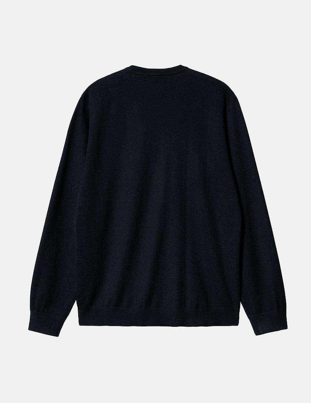 Jersey CARHARTT WIP MADISON - Dark Navy/Wax