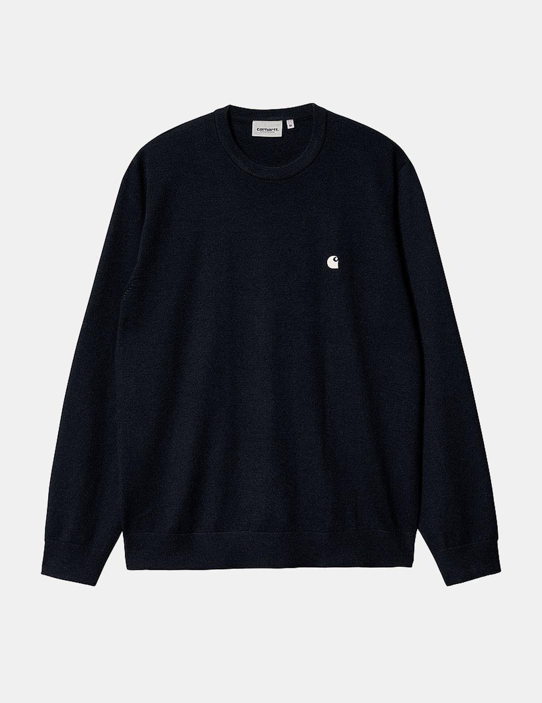 Jersey CARHARTT MADISON - Dark Navy/Wax
