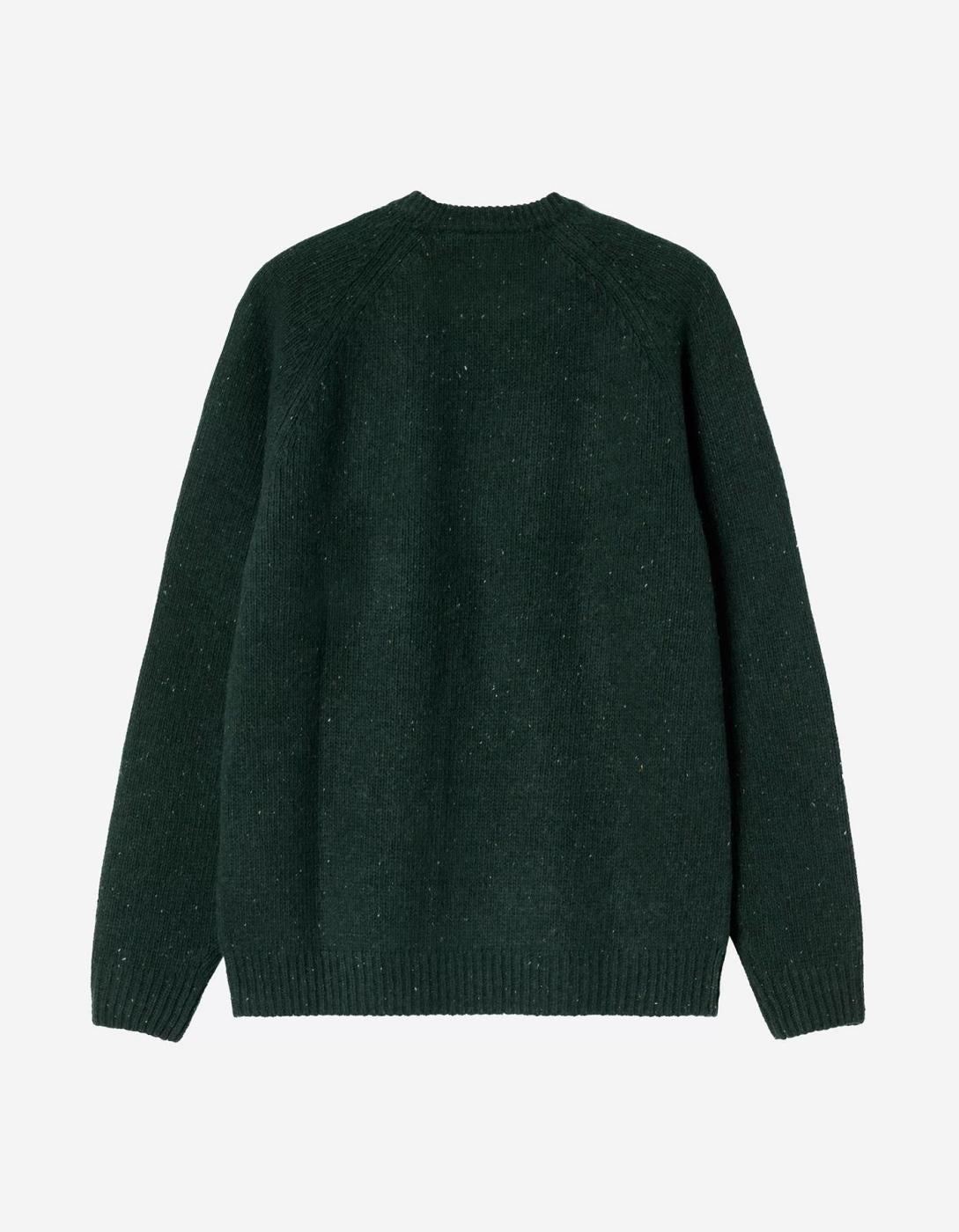 Jersey CARHARTT WIP ANGLISTIC - Speckled Dark Scarab