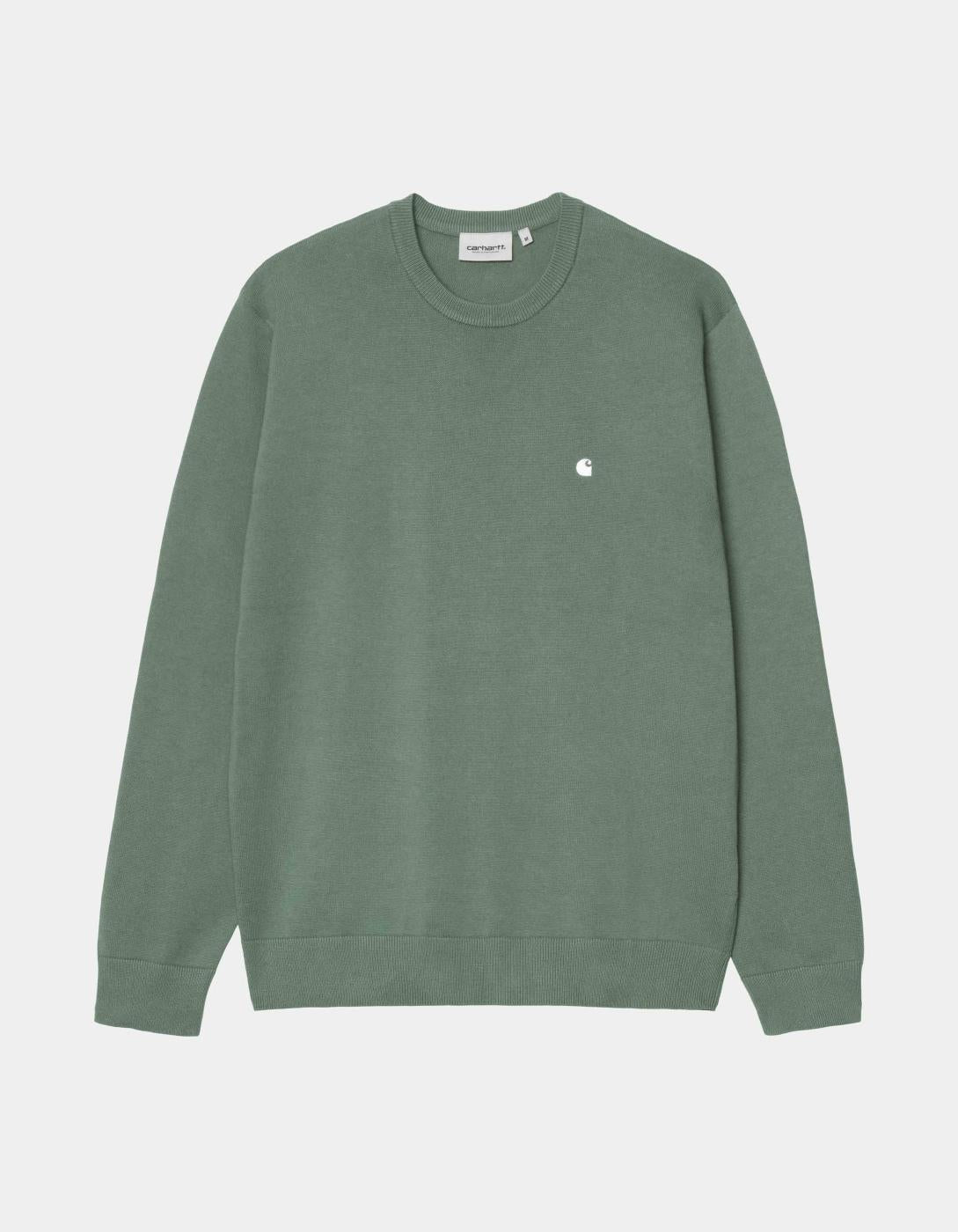 Jersey CARHARTT WIP MADISON - Silver Pine / White