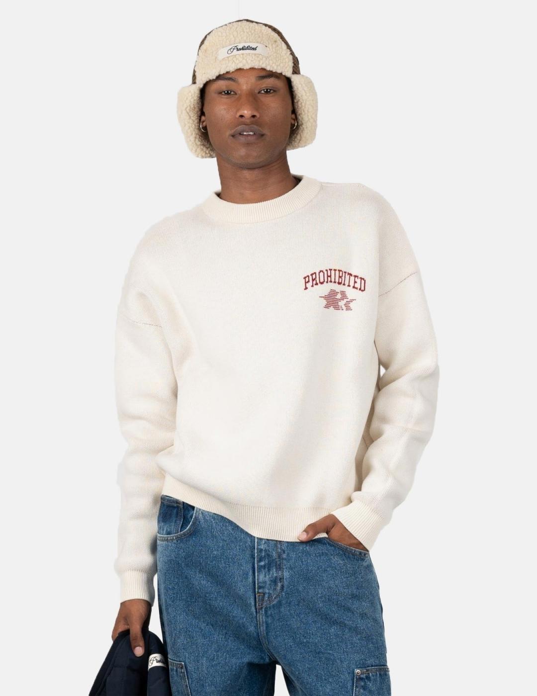 Jersey PROHIBITED AVANTGARDE - Cream