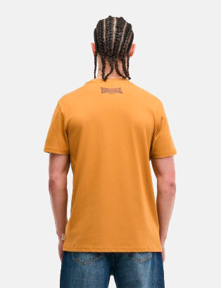 Camiseta LONSDALE GRUTING - Ochre/Oxblood