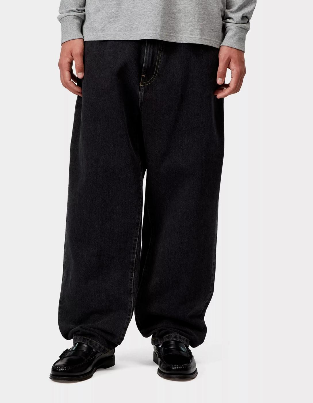 Pantalón CARHARTT WIP AARON - Black Stone Washed