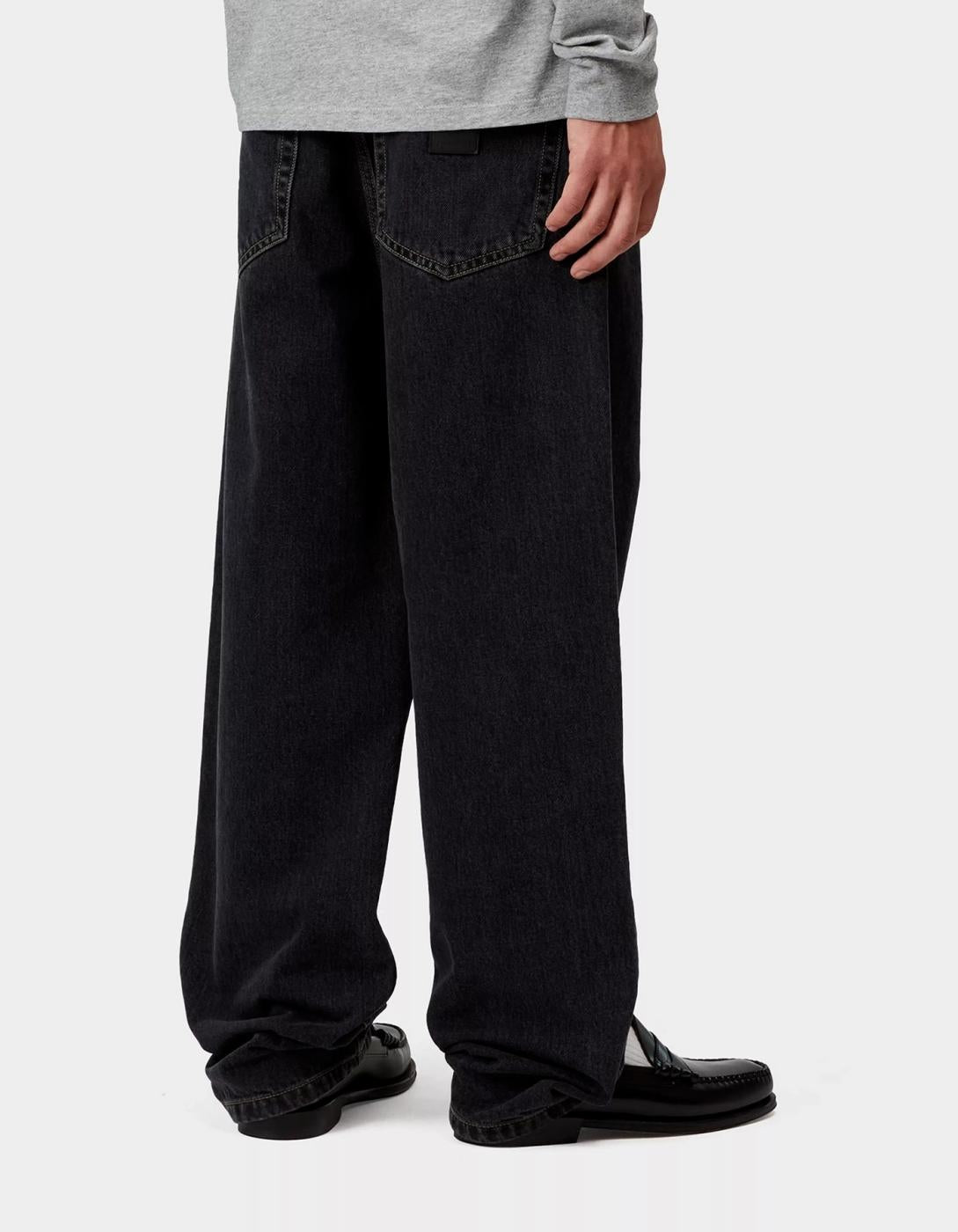 Pantalón CARHARTT WIP AARON - Black Stone Washed