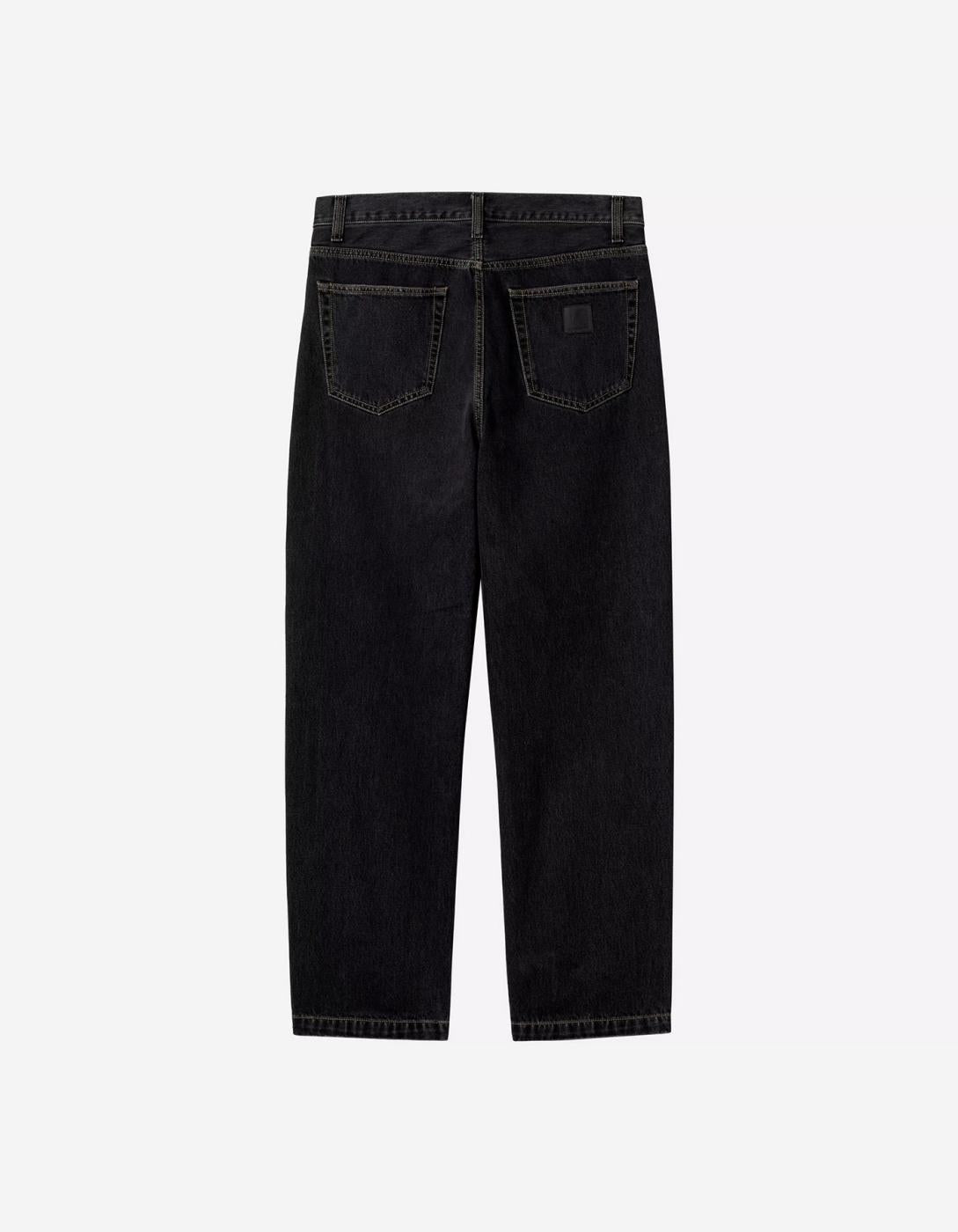 Pantalón CARHARTT WIP AARON - Black Stone Washed