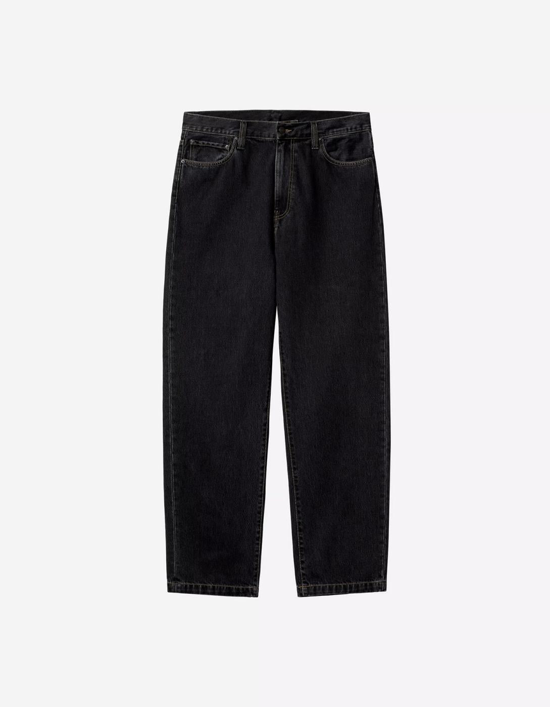 Pantalón CARHARTT WIP AARON - Black Stone Washed