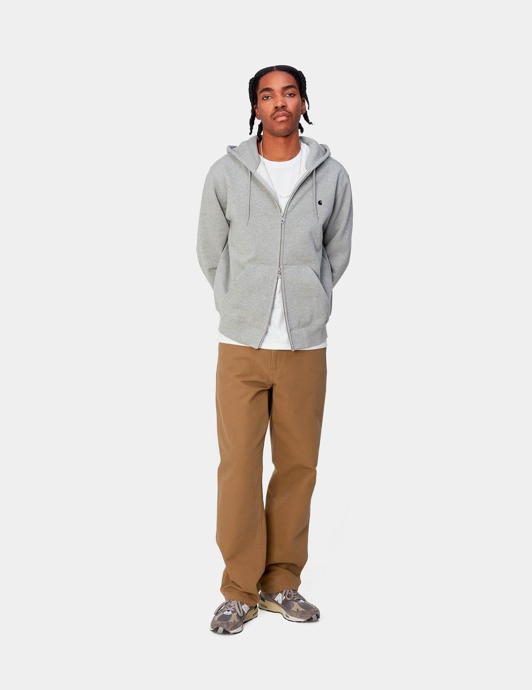 Pantalón CARHARTT WIP SINGLE KNEE - Hamilton Brown Rigid