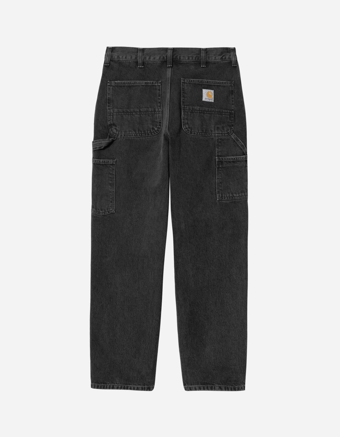 Pantalón CARHARTT WIP SINGLE KNEE - Black Stone