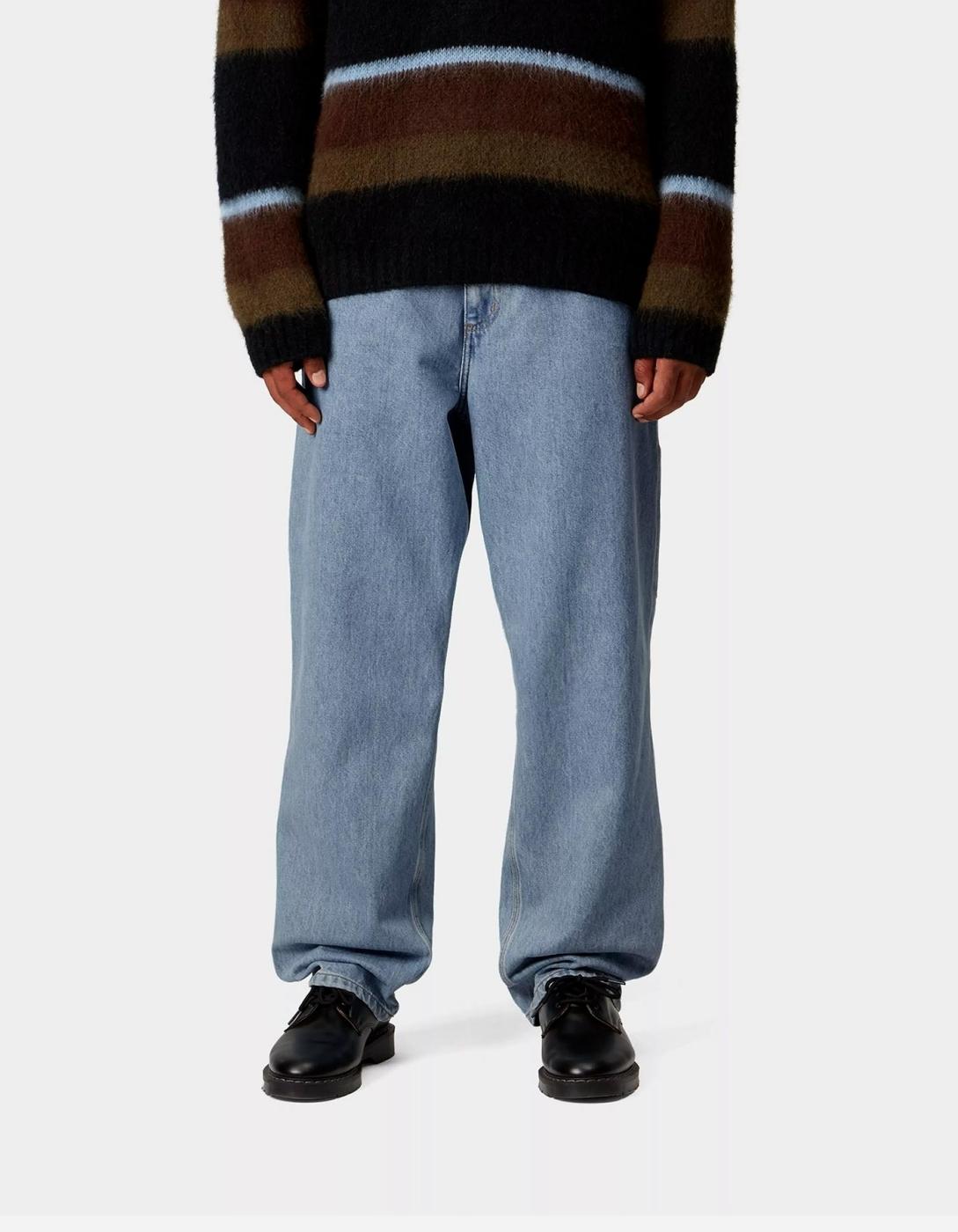 Pantalón CARHARTT WIP SINGLE KNEE - Blue Stone Bleached