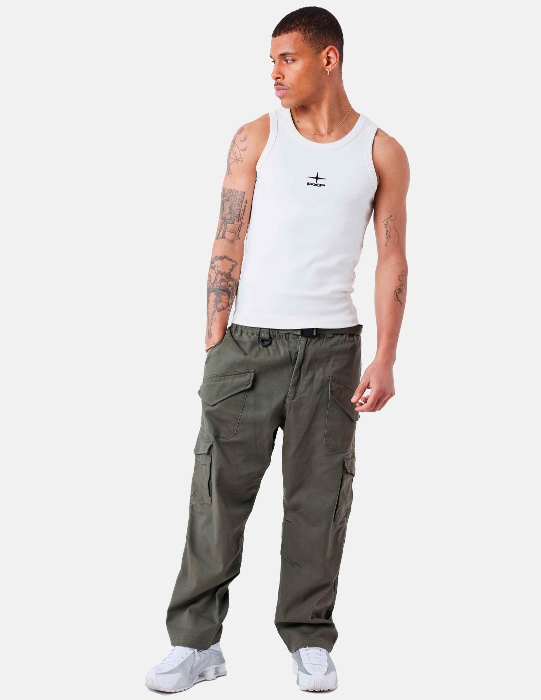 Pantalón PROJECT X PARIS 2542036 CARGO - Verde Oliva Oscuro