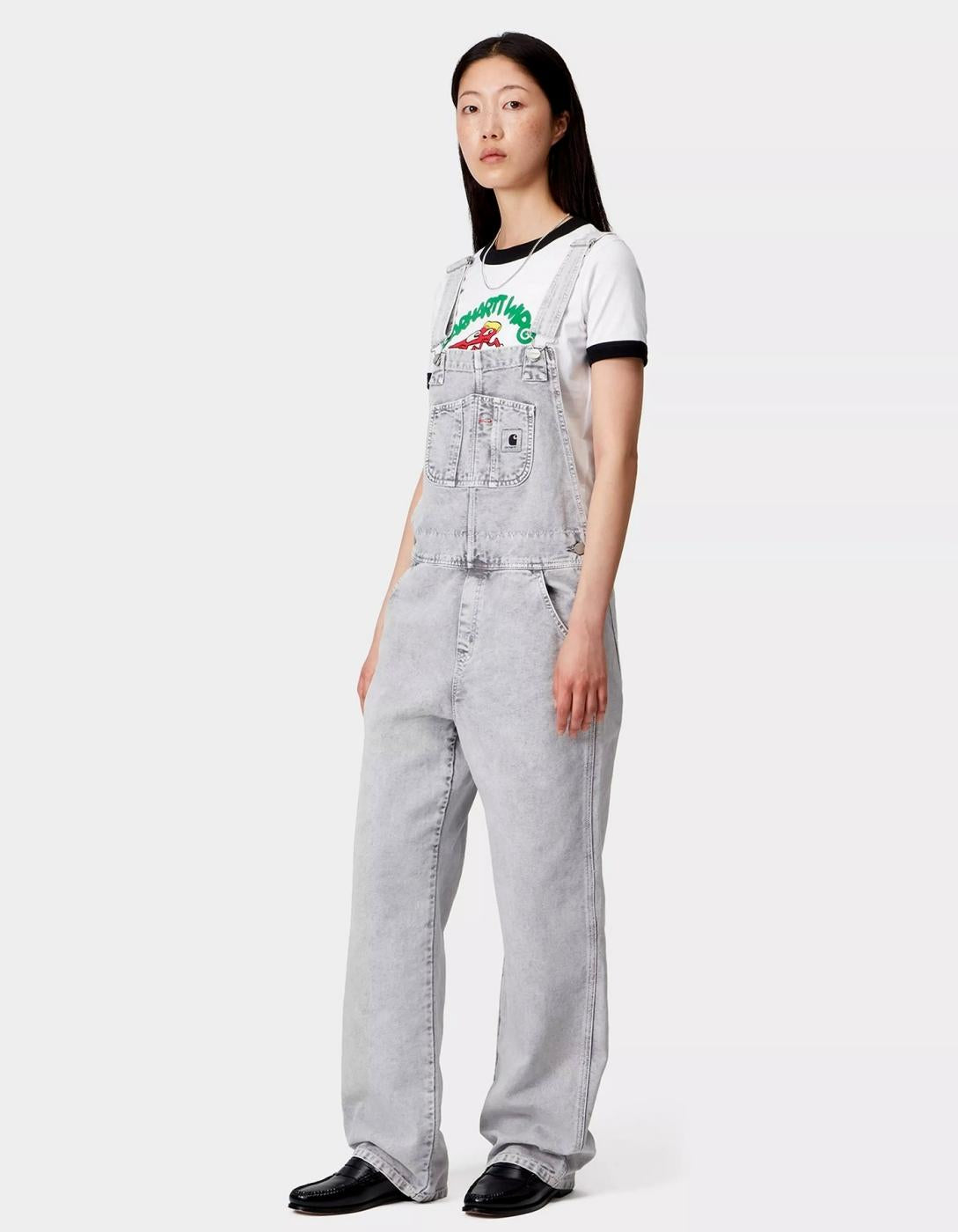 Pantalón W' BIB OVERALL - Black Chalk Wash