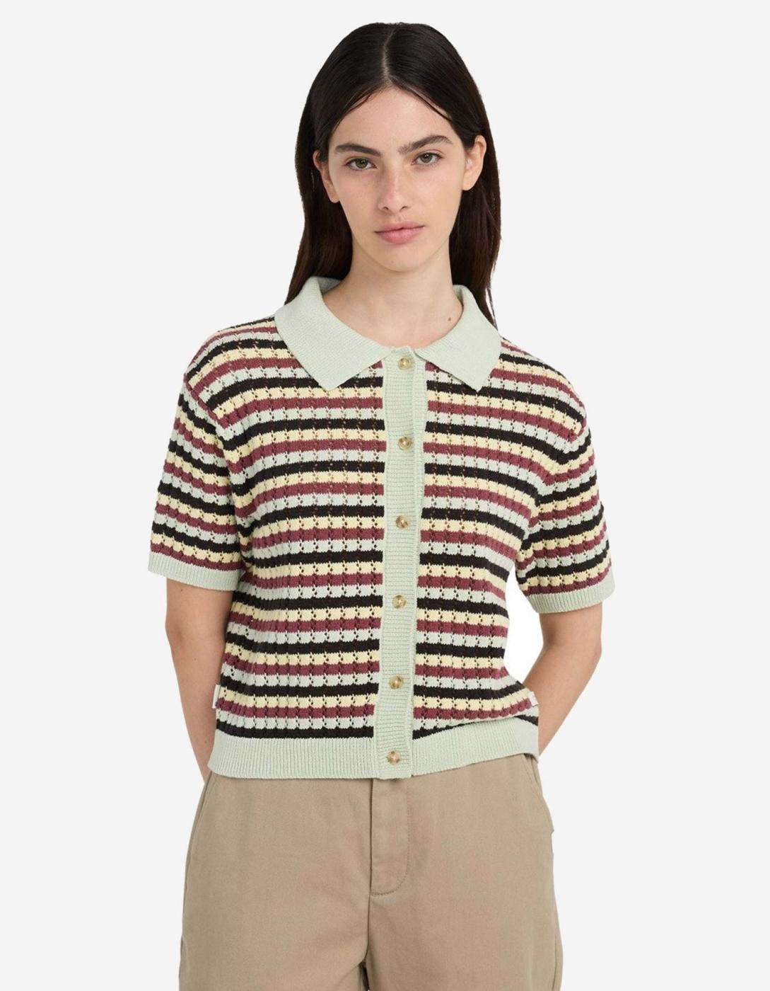 Polo ELEMENT CROCHET STRIPES - Tarmac