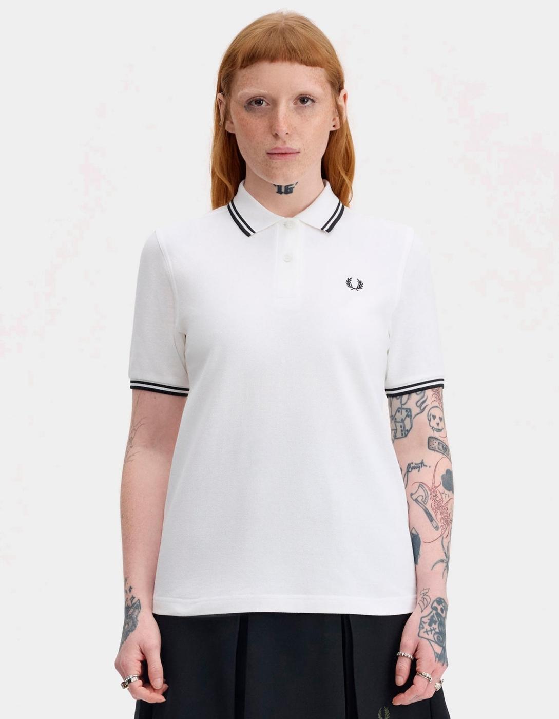 Polo FRED PERRY G3600 - White/Black