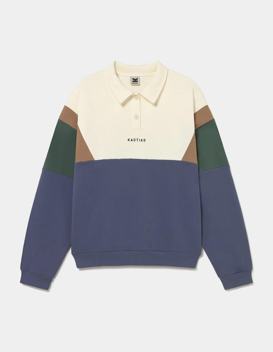 Polo HARRY - Ivory/Brown/Green/Blue