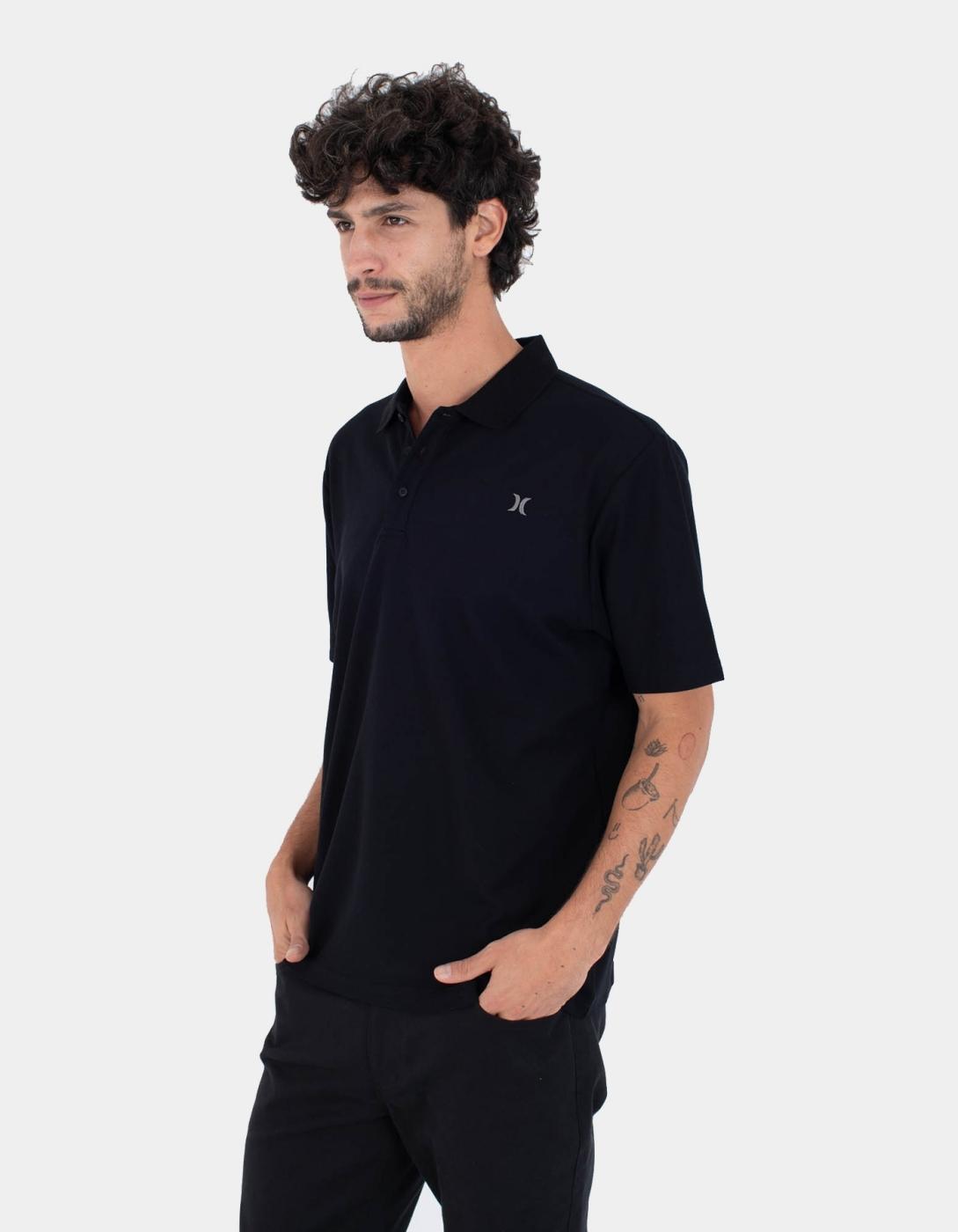 Polo HURLEY LOW TIDE - Black