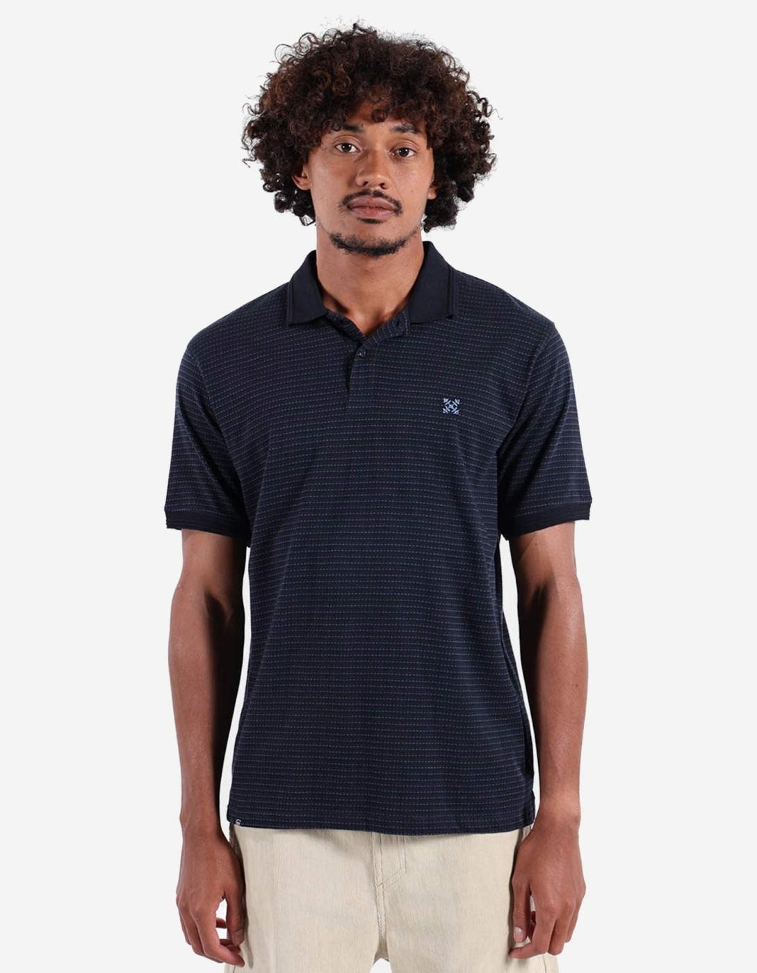 Polo OXBOW SQUARE - Deep Marine
