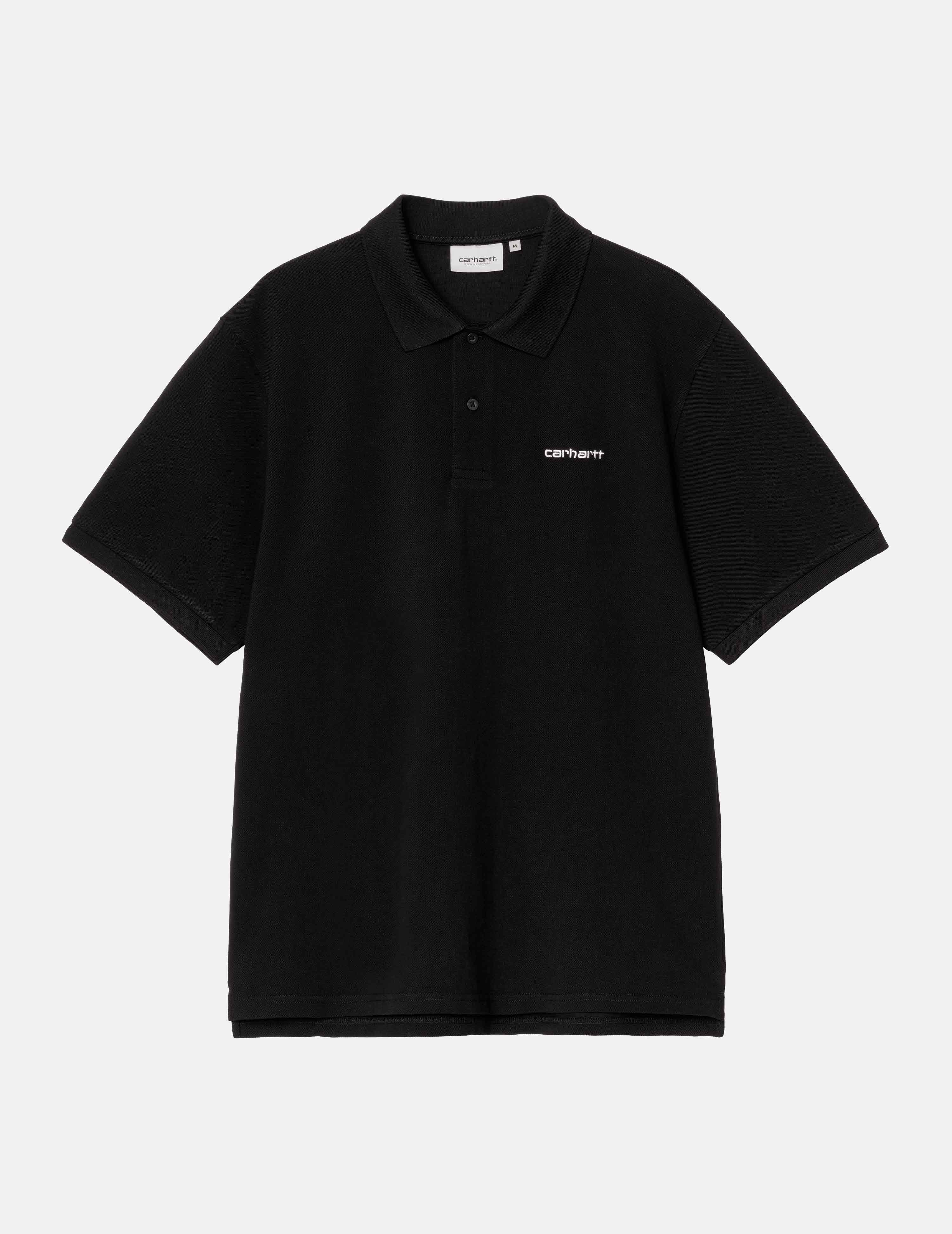 Polo CARHARTT WIP SCRIPT - Black / White