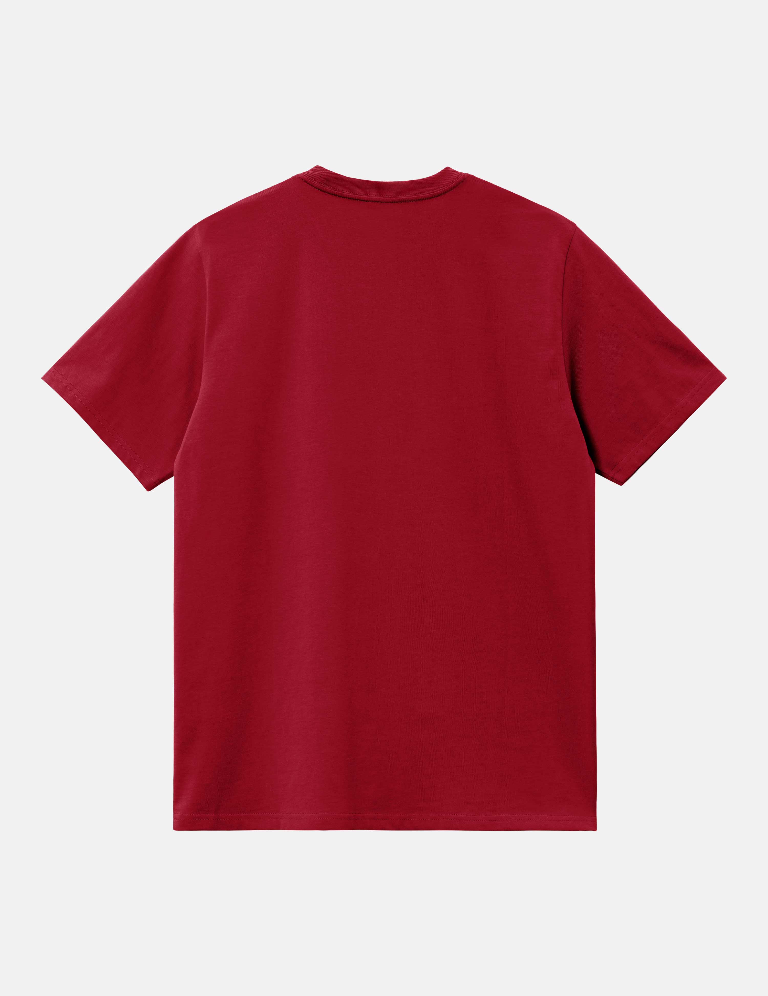 Camiseta CARHARTT WIP CHASE - Scarlet / Gold