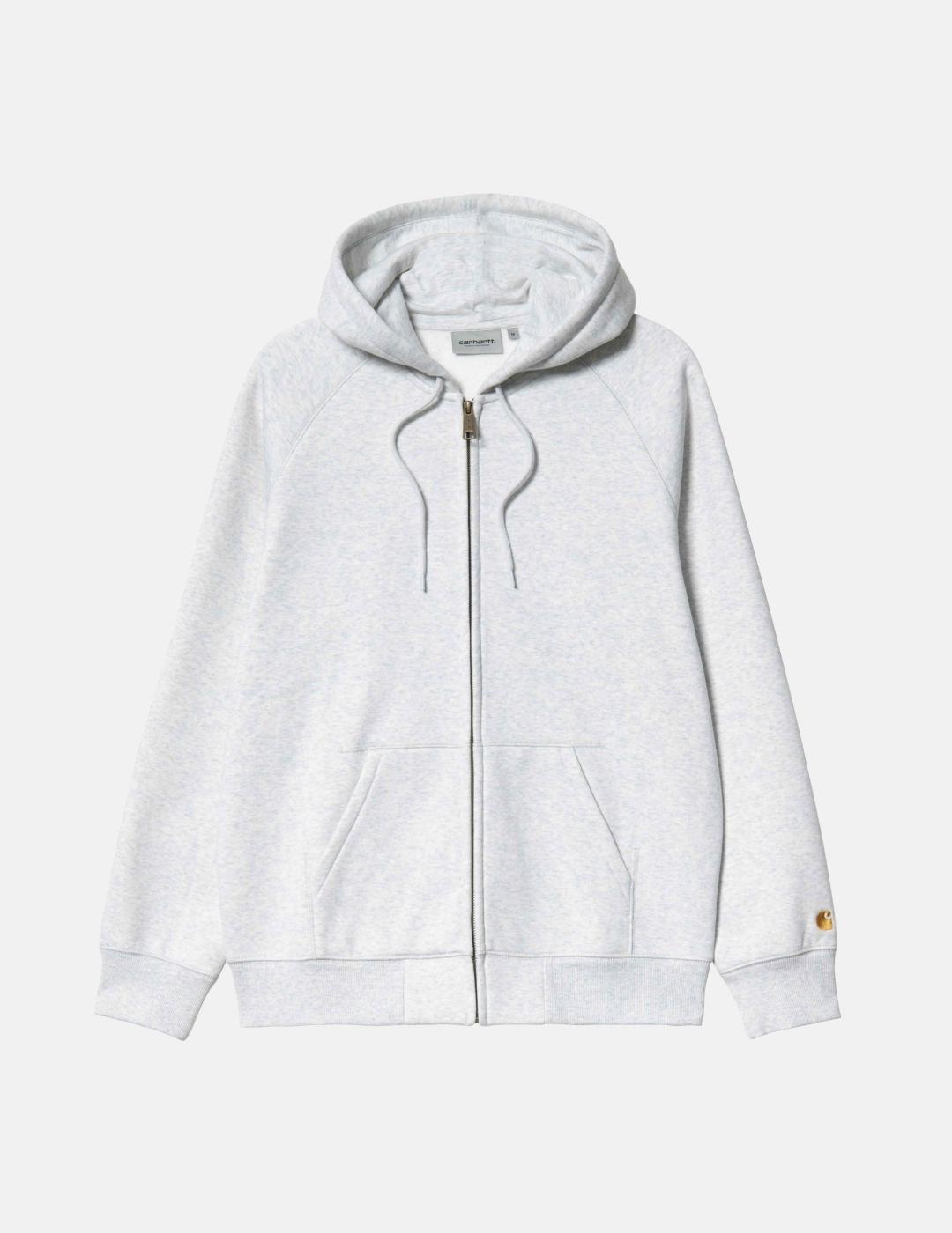 Sud. Cap. Abierta HOODED CHASE - Ash Heather / Gol