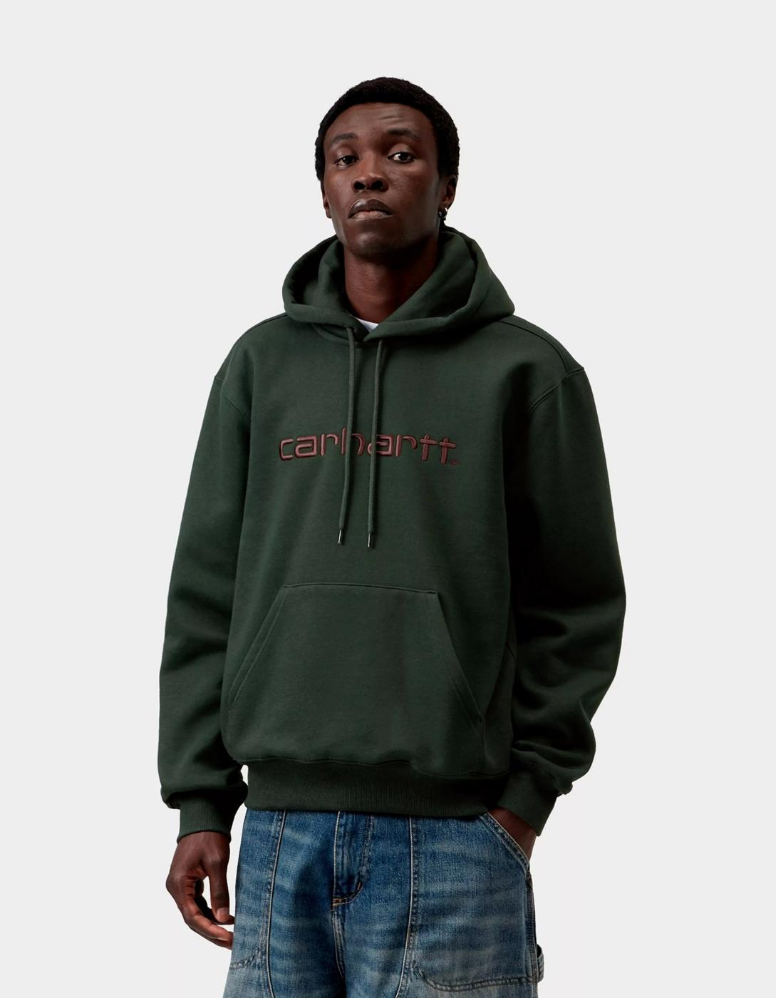 Sud. Cap. CARHARTT SWEAT - Dark Scarab / Palisande