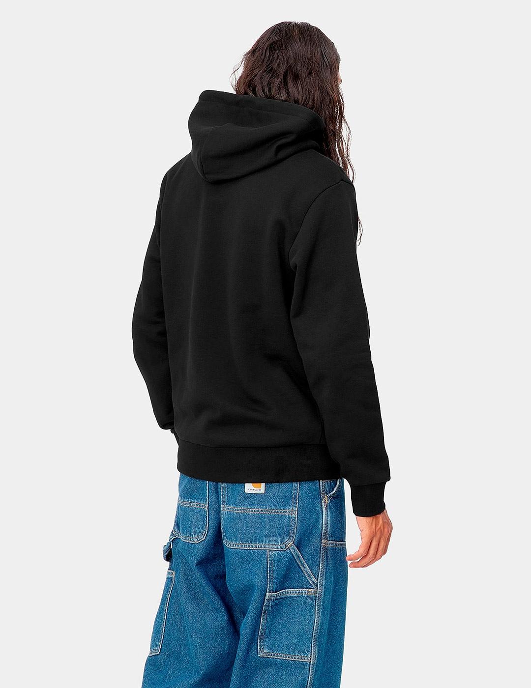 Sud. Capucha CARHARTT WIP SCRIPT EMBROIDERY - Black/White