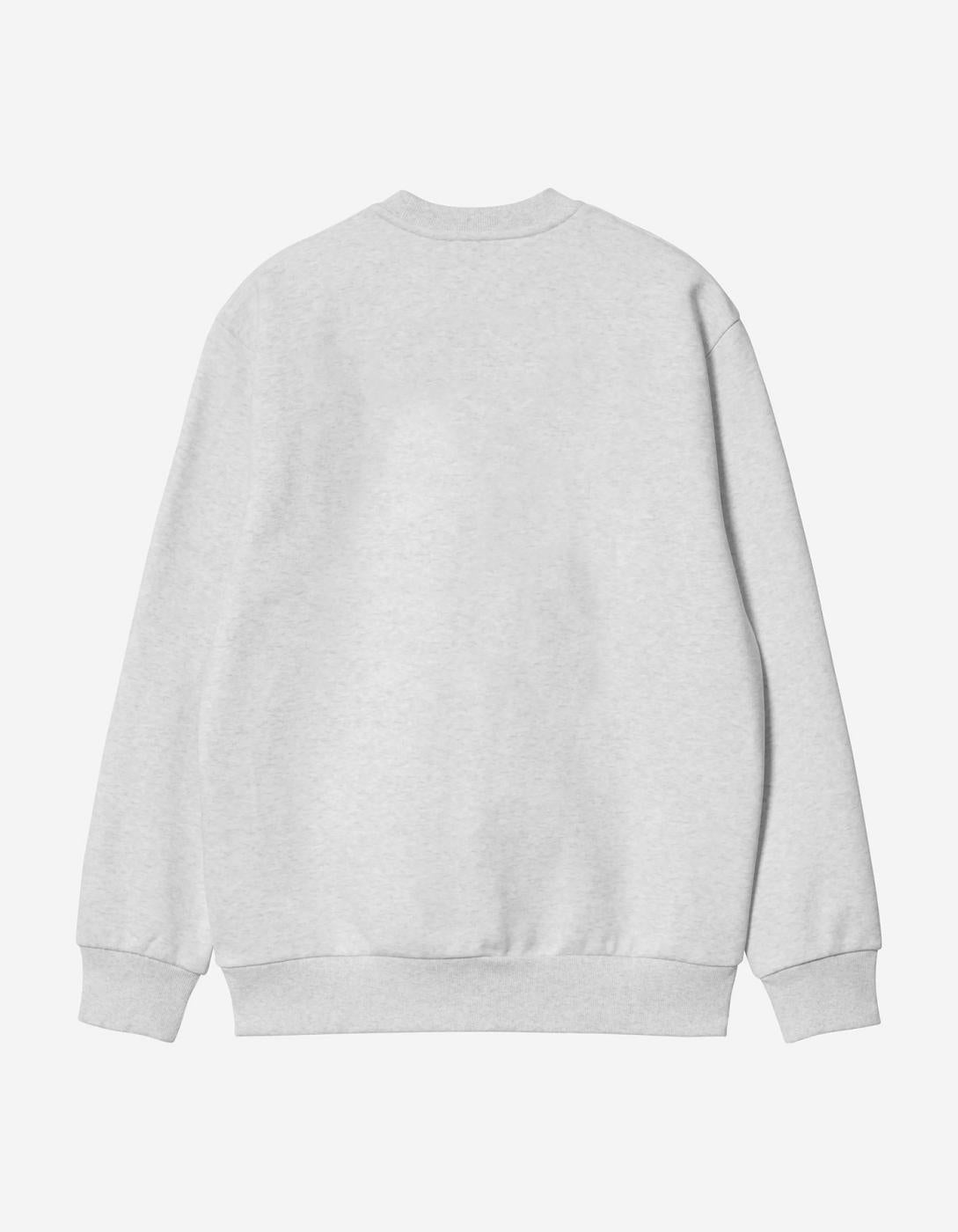 Sud. Crew CARHARTT WIP SWEAT - Ash Heather / Graphite