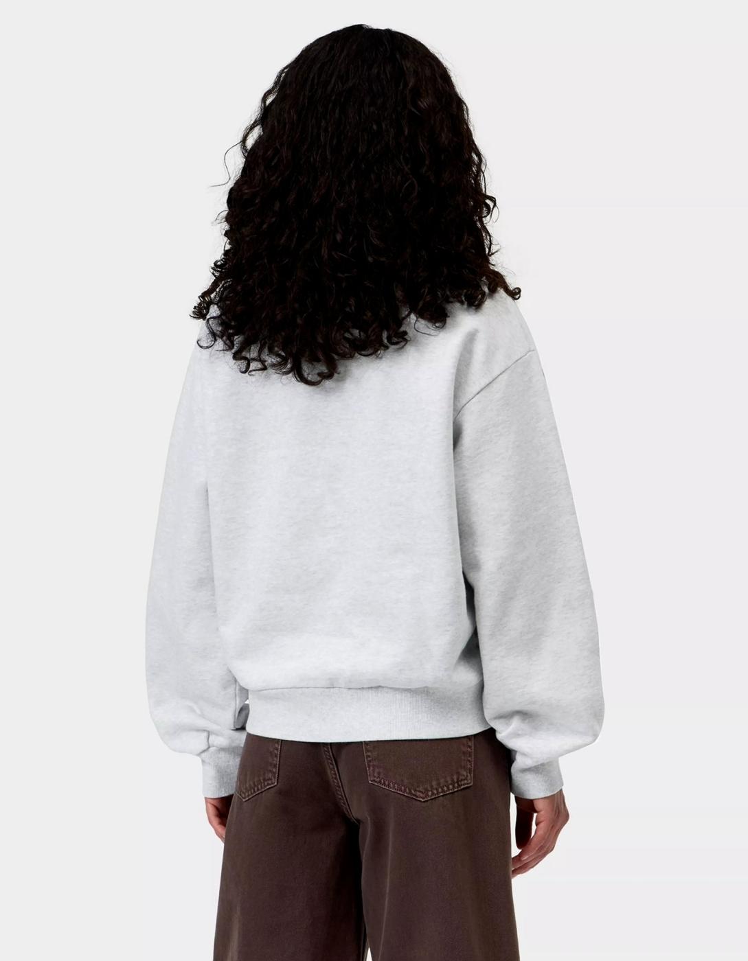 Sud. W' CASEY HIGH NECK - Ash Heather / Silver