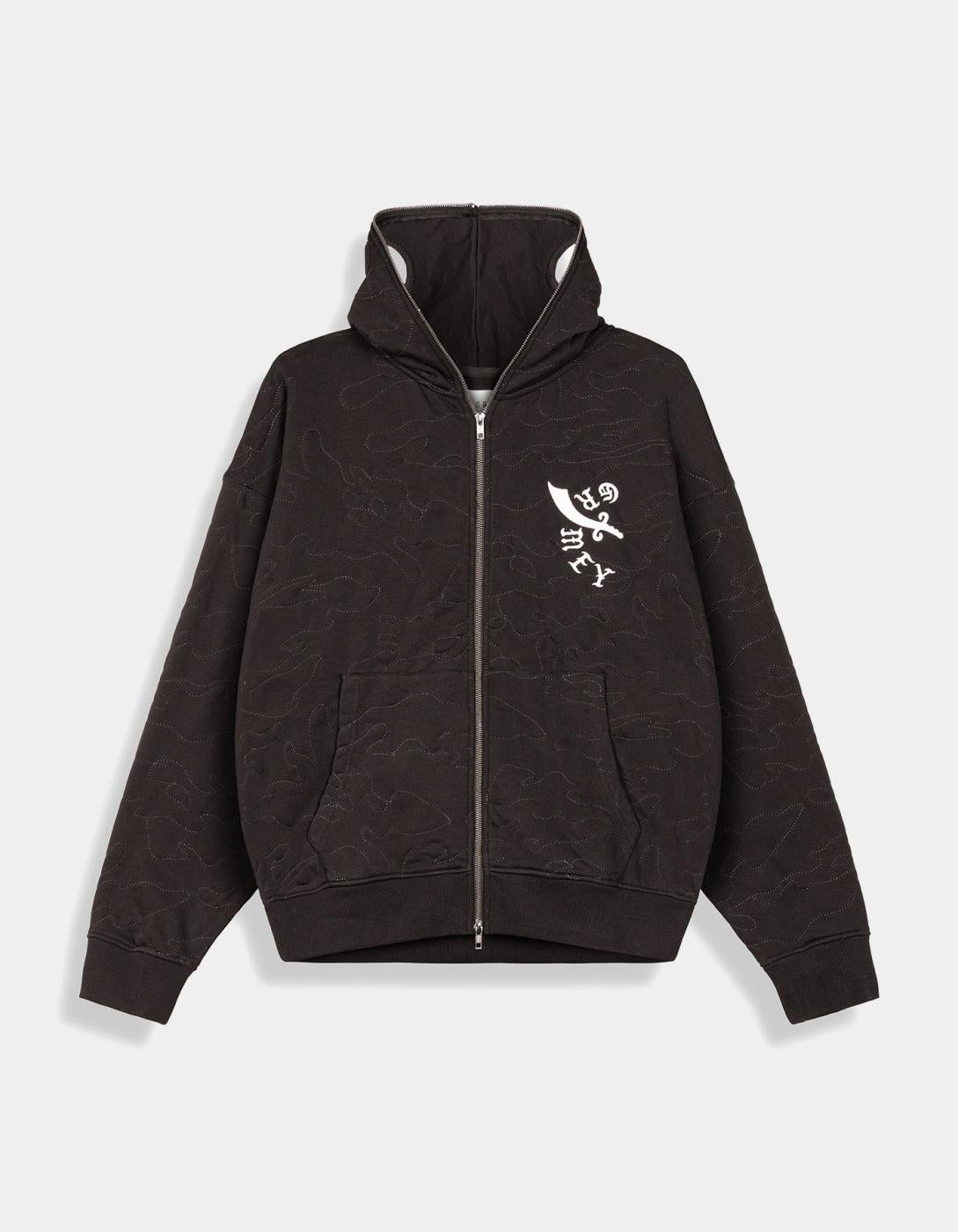 Sudadera Cap. Abierta ODD CUTLASS - Black