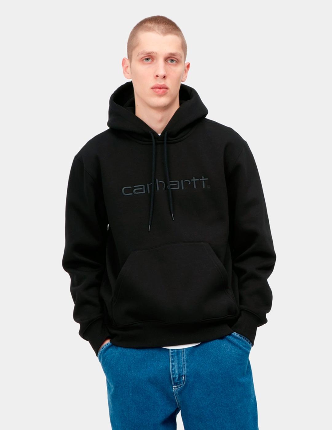 Sudadera Cap. CARHARTT SWEAT - Black / Black