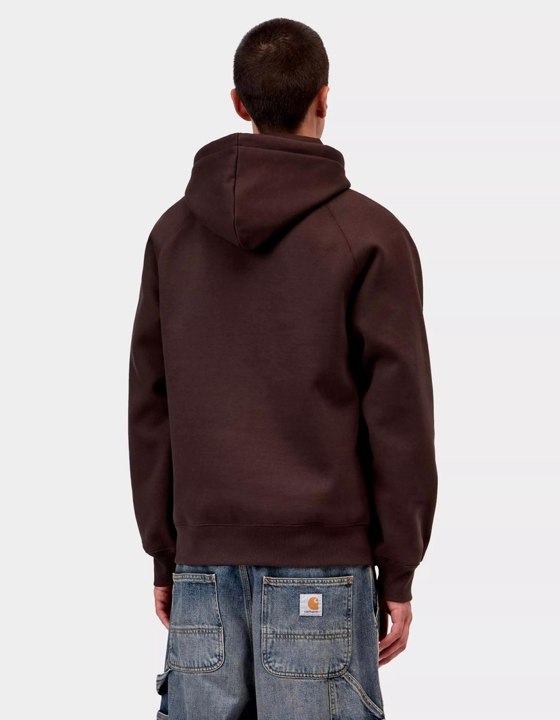 Sudadera Cap. CHASE SWEAT- Palisander / Gold