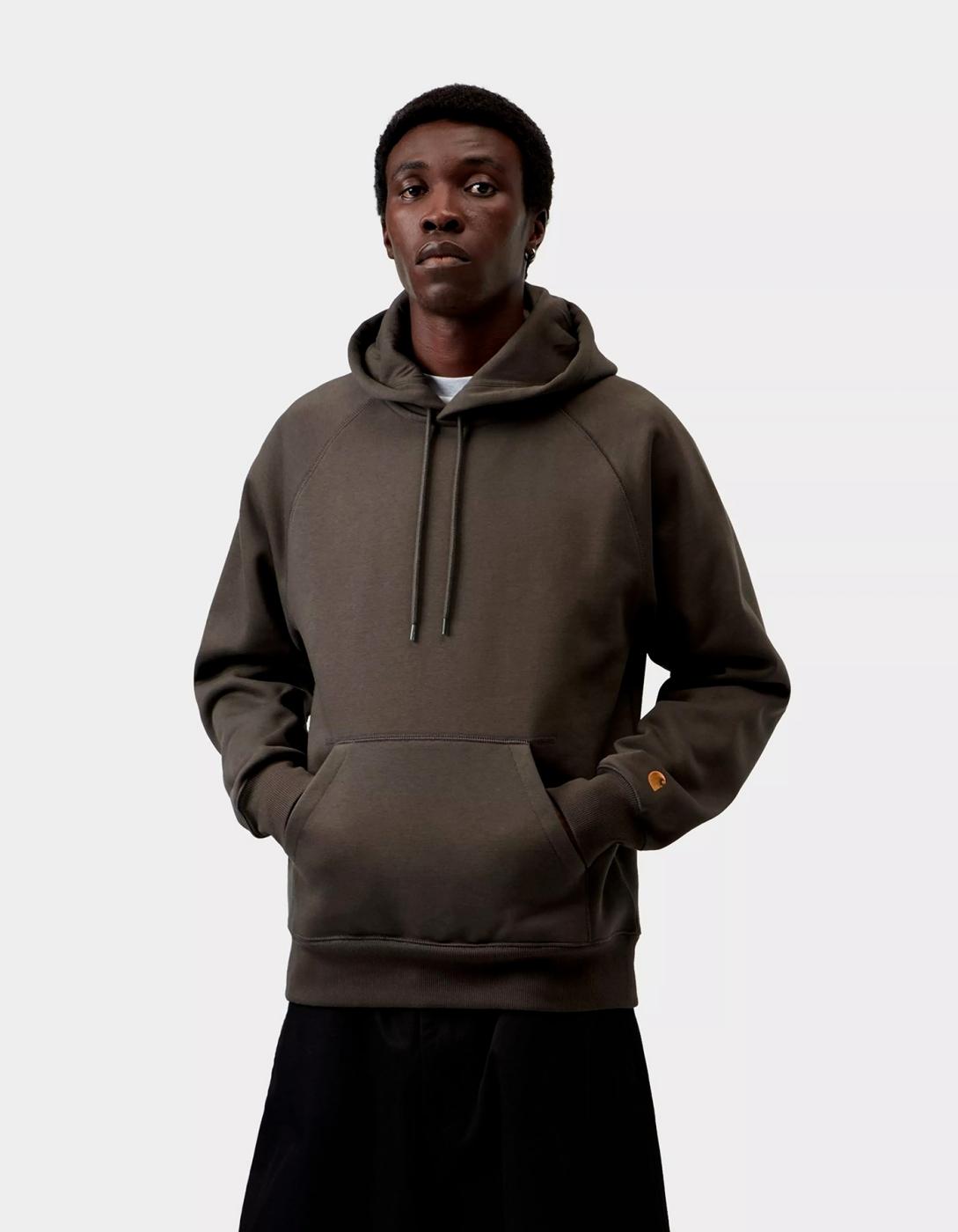 Sudadera Cap. CHASE SWEAT- Shungite / Gold