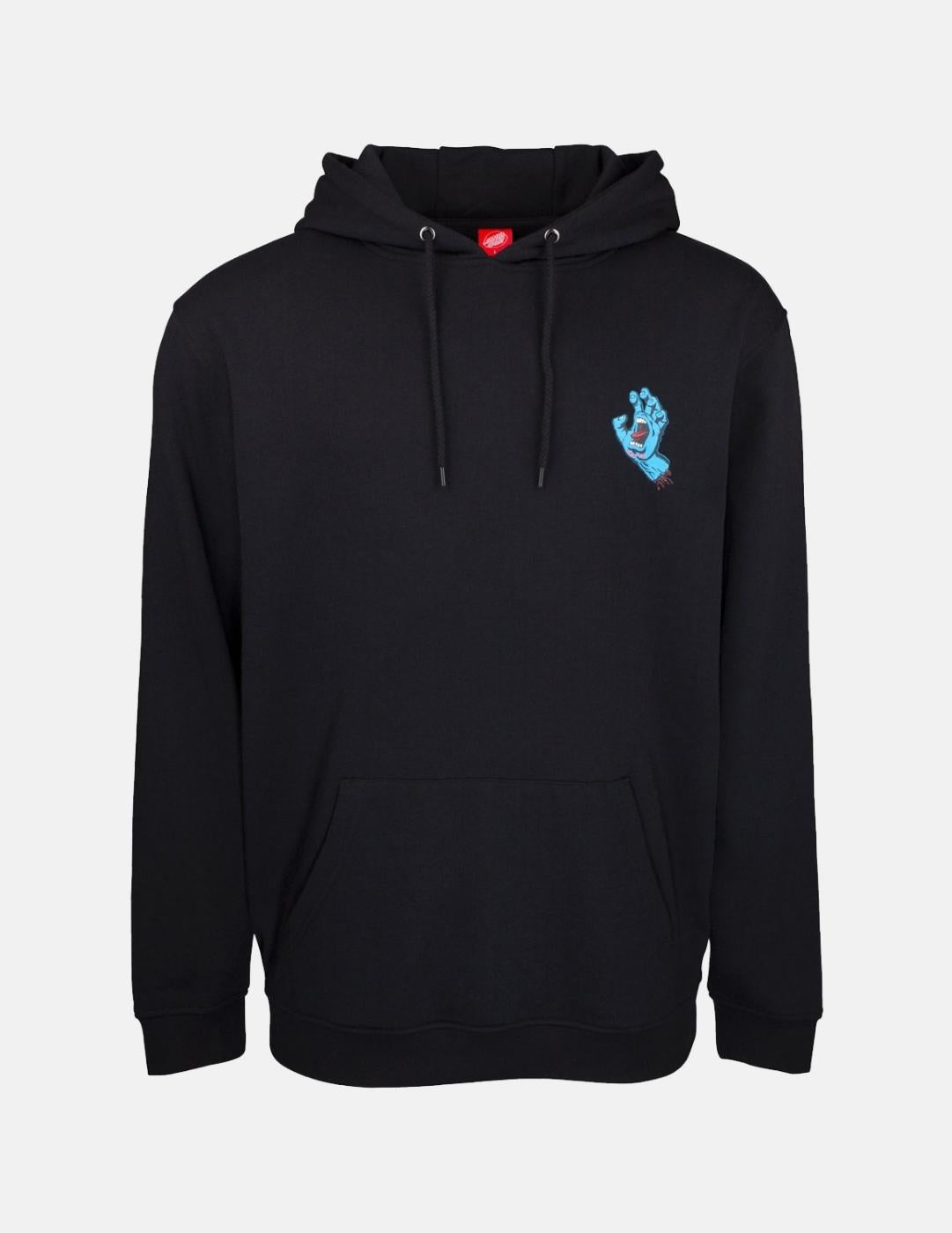 Sudadera Cap. SANTA CRUZ SCREAMING HAND CHEST - Black