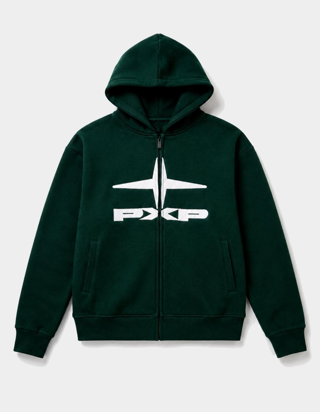 Sudadera Capucha Abierta 2534000 - Verde