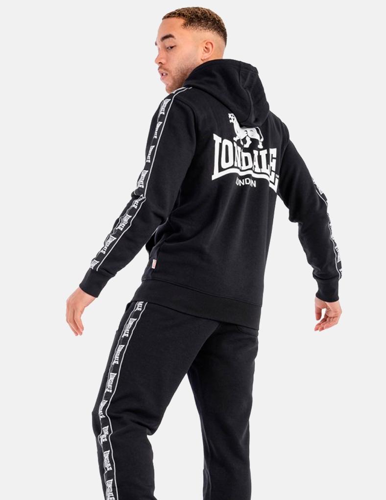Sudadera Capucha Abierta BIGTON - Black/White