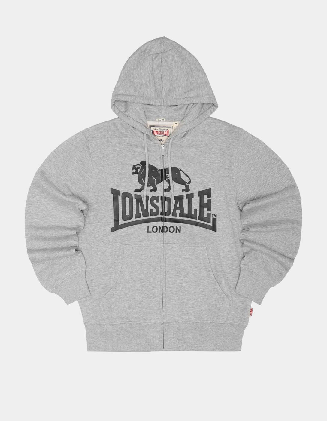 Sudadera Capucha Abierta KRAFTY - Marl Grey/Black