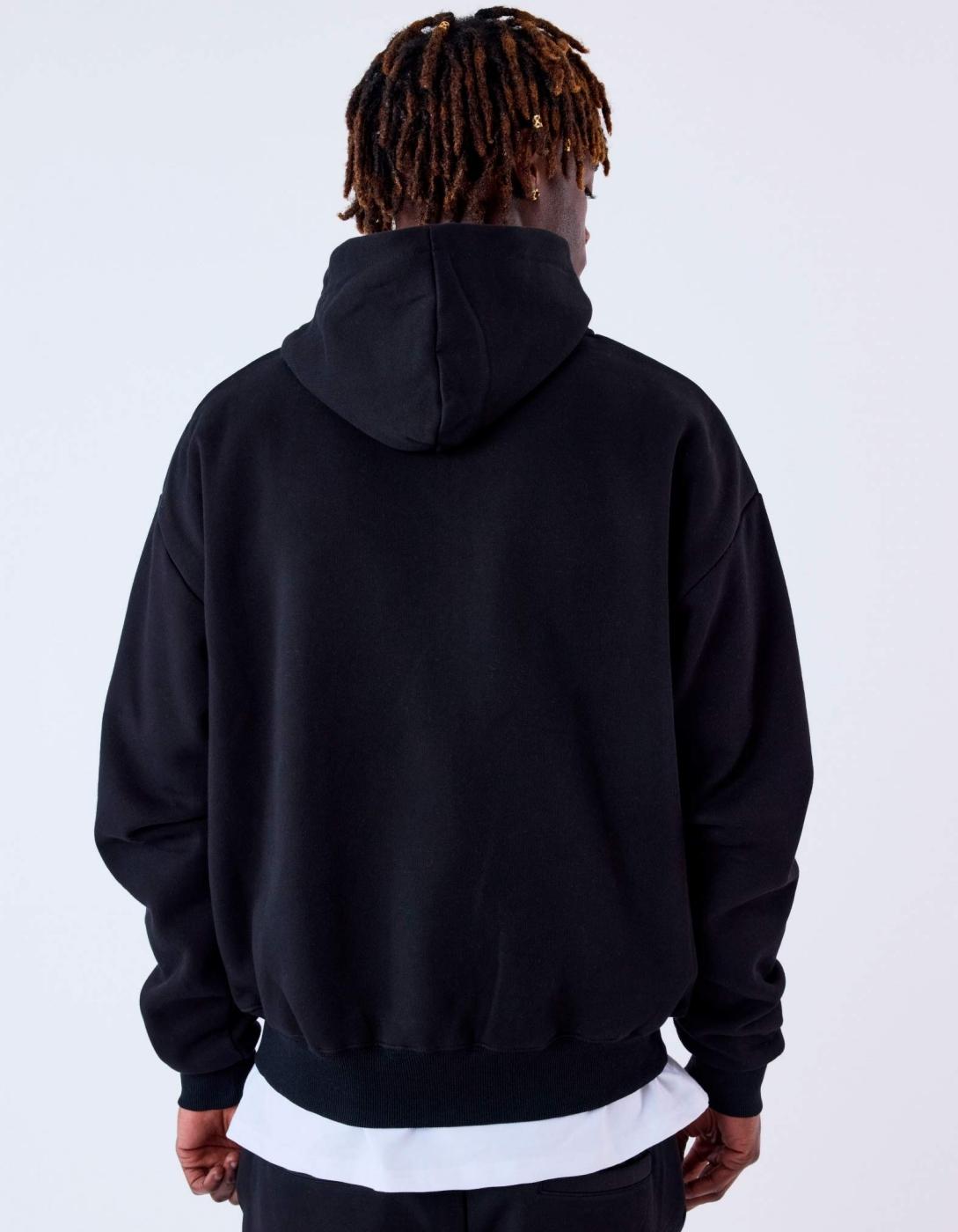 Sudadera Capucha Abierta PXP 2534000 - Negro