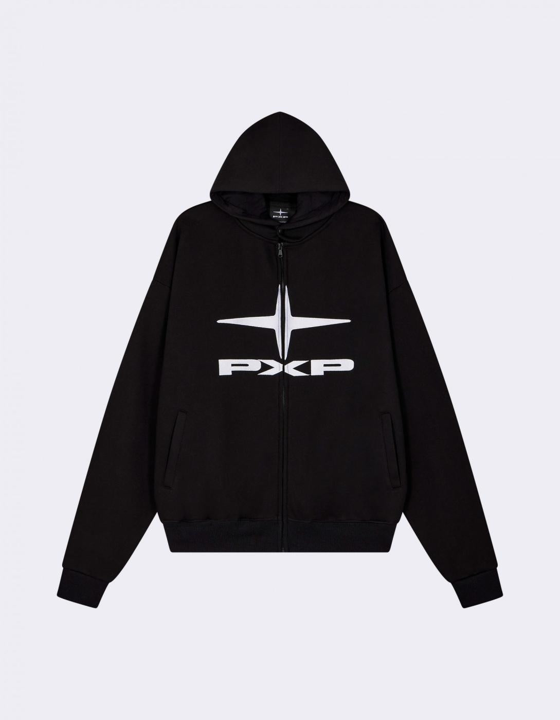 Sudadera Capucha Abierta PXP 2534000 - Negro