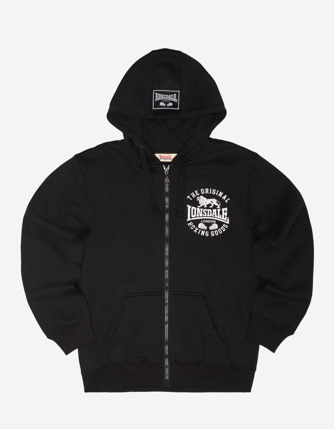 Sudadera Capucha Abierta SEGHILL - Black/White