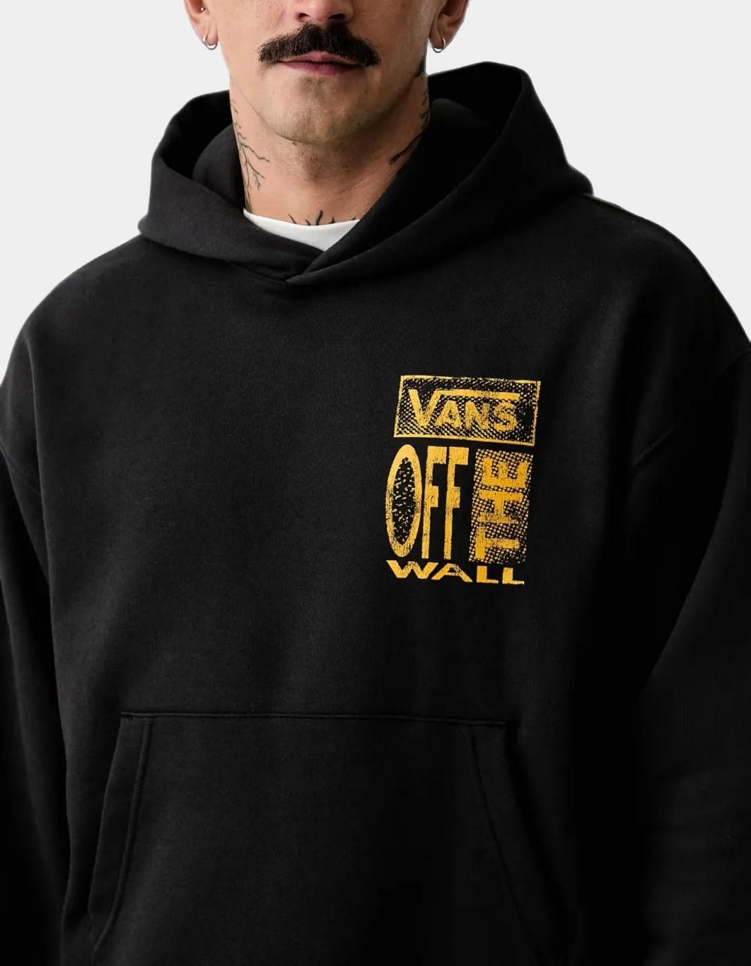 Sudadera Capucha CUT AND PASTE - Black