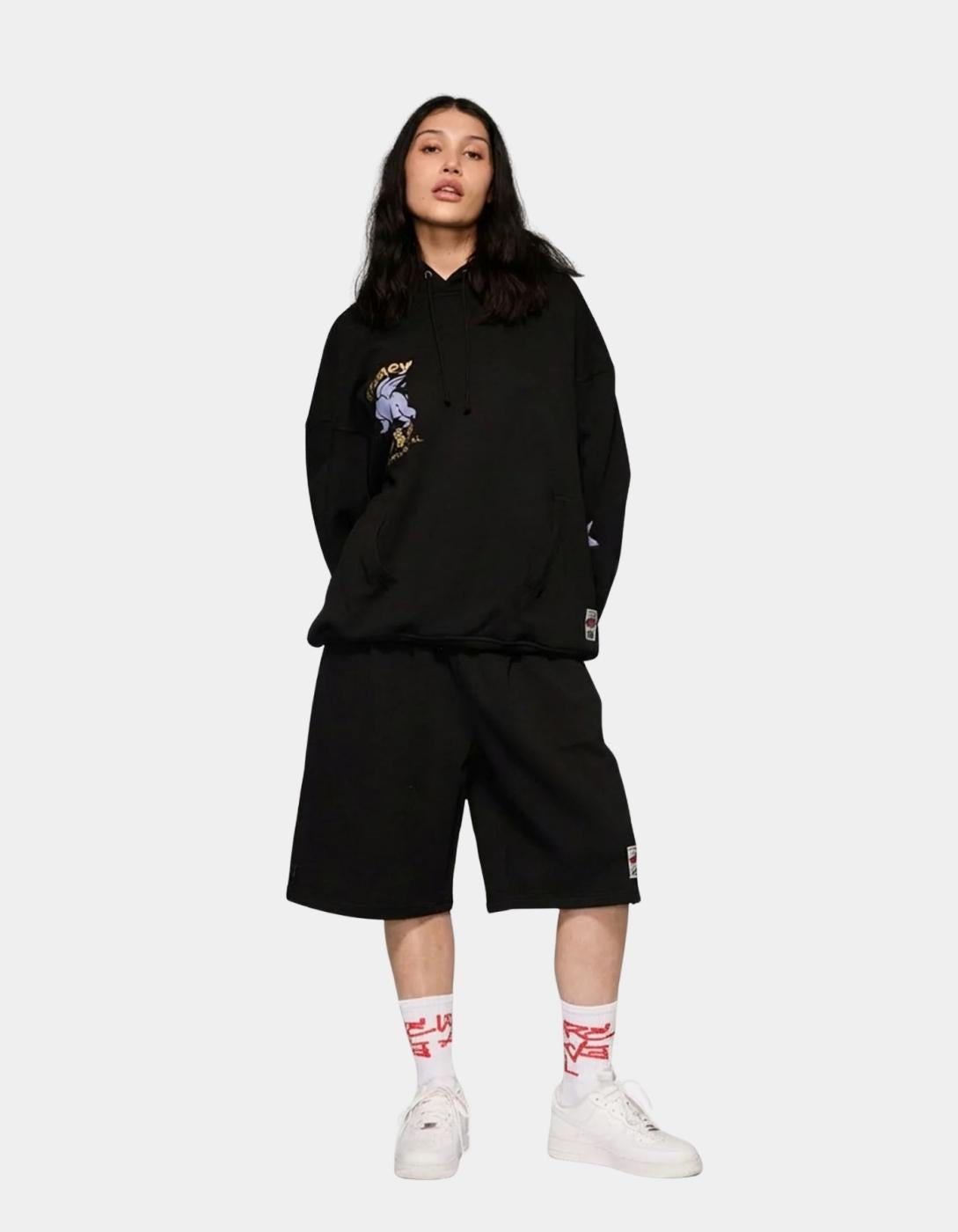 Sudadera Capucha GRIMEY CONCREAT JUNGLE - Black