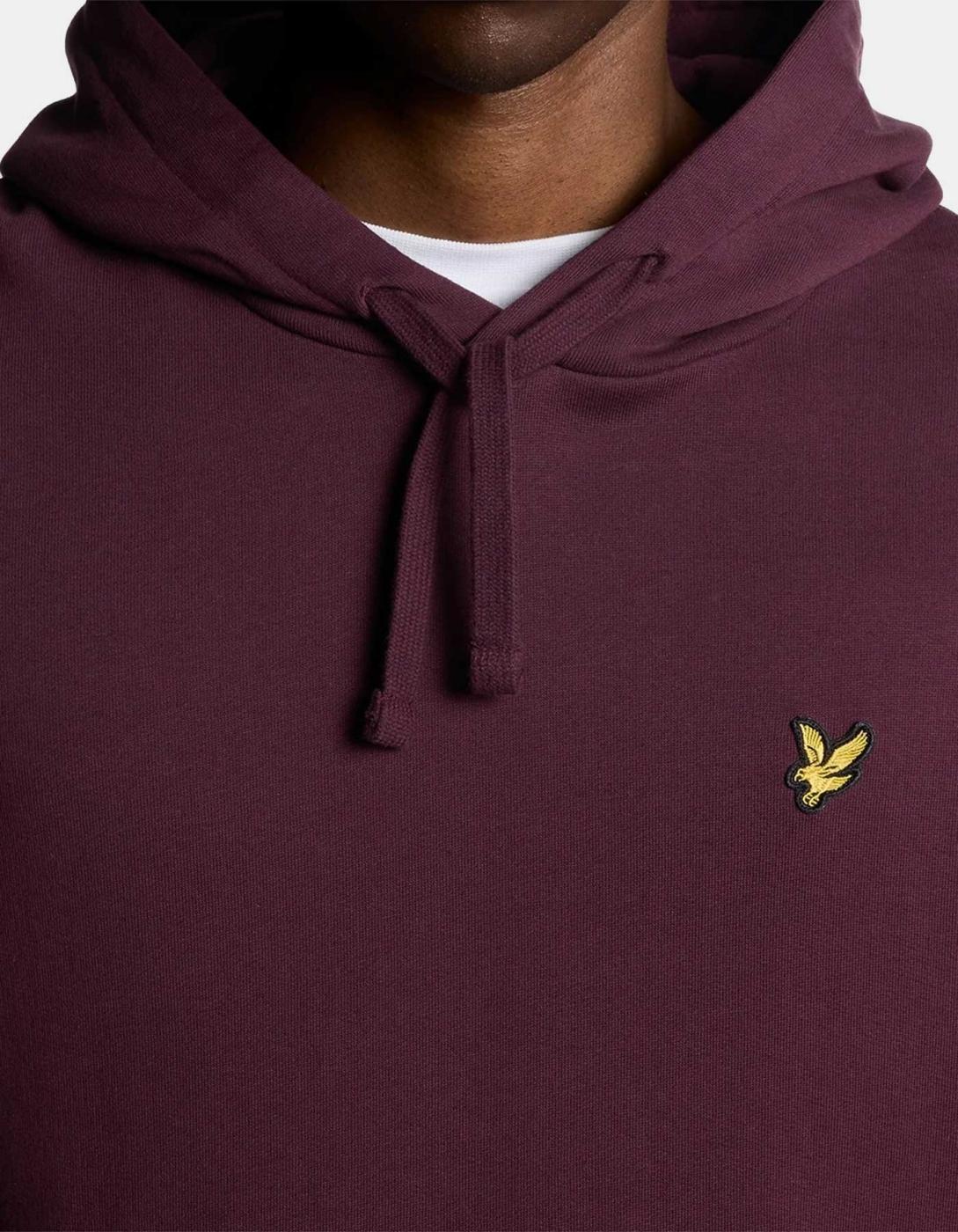 Sudadera Capucha LYLE&SCOTT ML416VOG - Burgundy