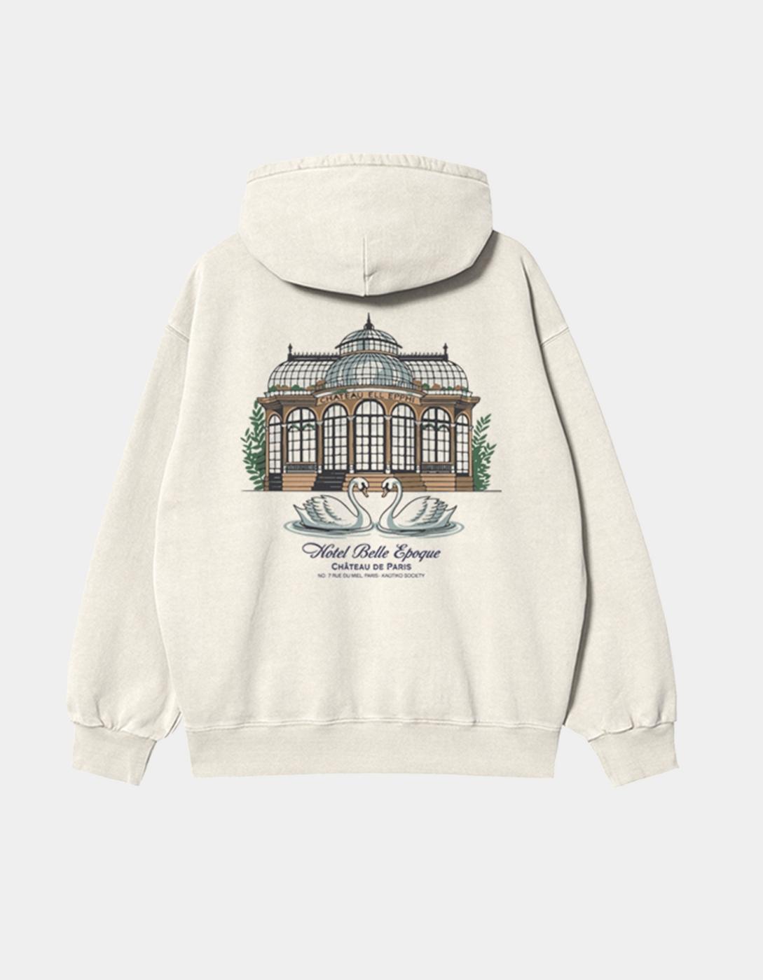 Sudadera Capucha OVERSIZE GARDEN - Ivory