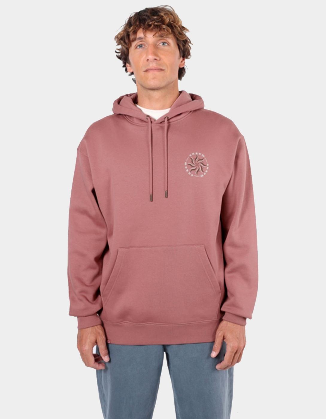 Sudadera Capucha OXBOW SHURIKEN - Washed Rose
