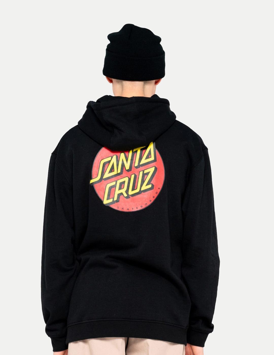 Sudadera Capucha SANTA CRUZ CLASSIC DOT CHEST - Negro