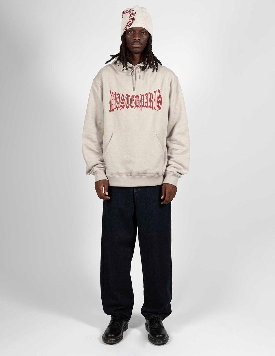 Sudadera Capucha WASTED PARIS FATE - Taupe